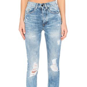 Etienne Marcel High Waist Distressed Jean